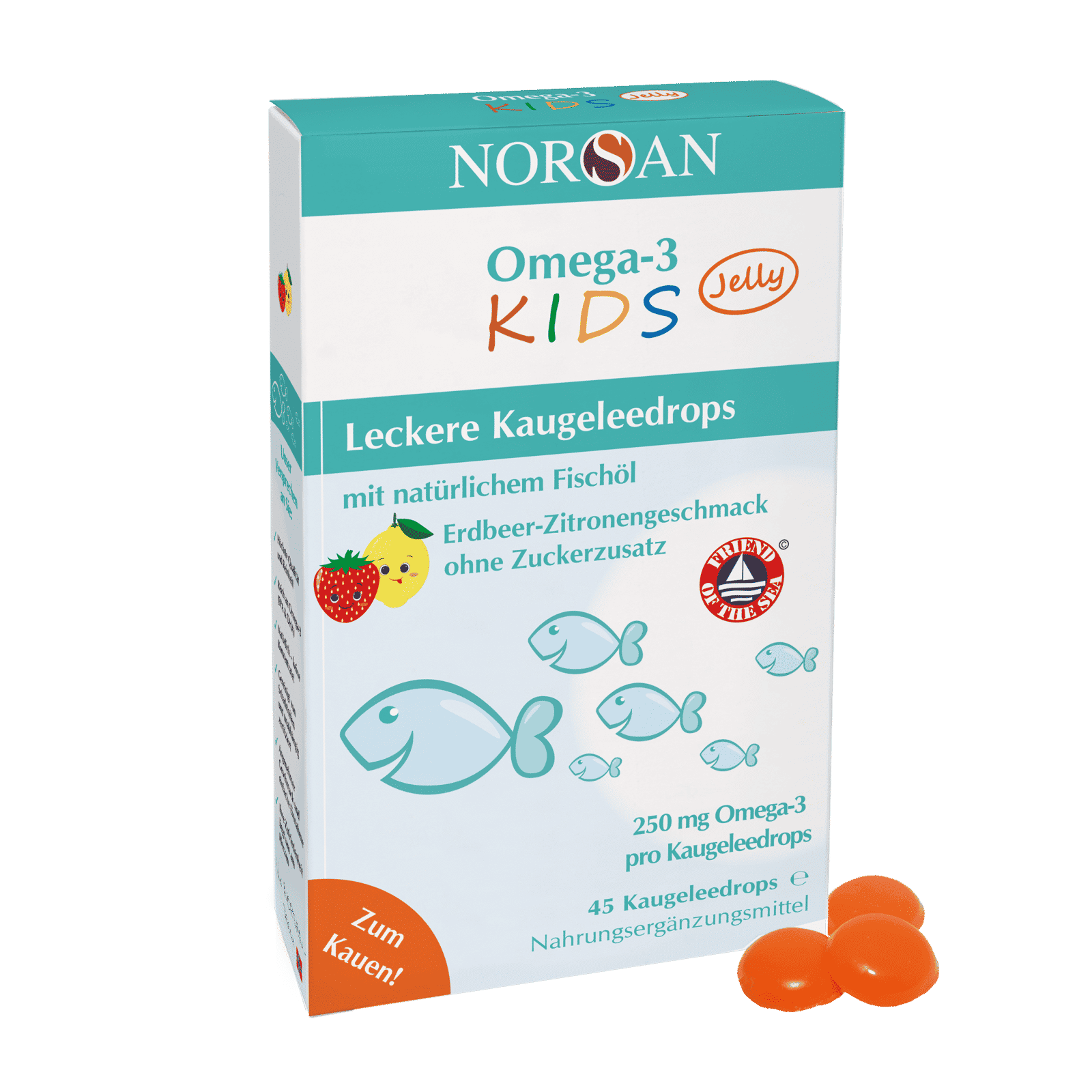 Omega-3 FISK Jelly (45 Stk.)